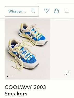 Anthropology Coolway Sneakers like new Women’s 10